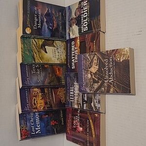 Lot of 10 Love Inspired Suspense Inspirational Romance Paperback Books